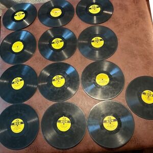 Lot of 13 Hank Williams Vintage 78 RPM Records MGM Untested Uncleaned